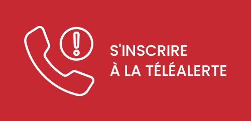 S'inscrire à la téléalerte