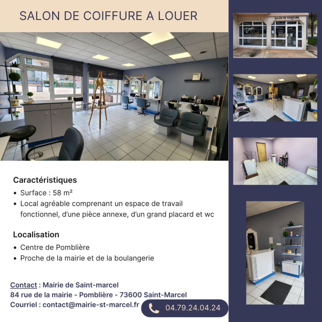 annonce salon de coiffure