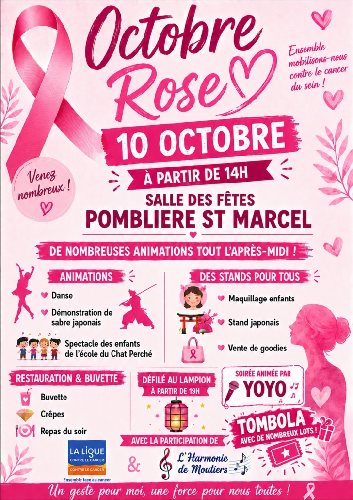 AFFICHE OCTOBRE ROSE